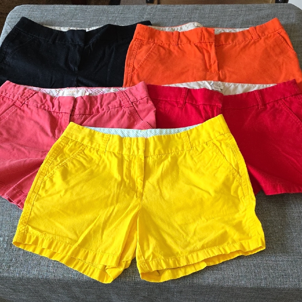 J. Crew Women's Ckassic Twill Chino Shorts Collection